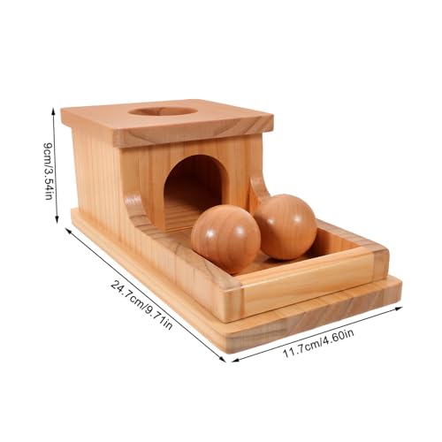 Supvox Montessori Holzspielzeug Ballwurfbox für Ab Jahr Sensorisches Lernspielzeug Hand Auge koordination und Feinmotorik Robustes Objektpermanenz Supvox Montessori Holzspielzeug Ballwurfbox für Ab Jahr Sensorisches Lernspielzeug Hand Auge koordination und Feinmotorik Robustes Objektpermanenz von Supvox