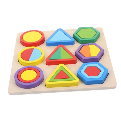Supvox Montessori Holzspielzeug Bunte Geometrische Formen Puzzle Kognitives Lernspielzeug Leicht Tragbar Fördert Feinmotorik und Hand Auge koordination für Kleinkinder Supvox Montessori Holzspielzeug Bunte Geometrische Formen Puzzle Kognitives Lernspielzeug Leicht Tragbar Fördert Feinmotorik und Hand Auge koordination für Kleinkinder von Supvox