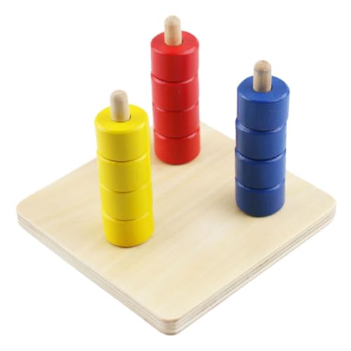 Supvox Montessori Holzspielzeug Stapelringe Farben Pädagogisches Sortierspielzeug für Kleinkinder Fördert Logisches Kreativität und Feinmotorik Supvox Montessori Holzspielzeug Stapelringe Farben Pädagogisches Sortierspielzeug für Kleinkinder Fördert Logisches Kreativität und Feinmotorik von Supvox