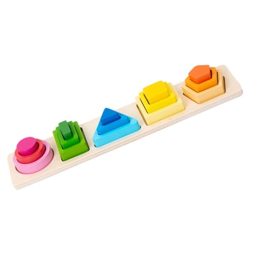 Supvox Montessori Holzspielzeug Stapelturm für Kleinkinder Ab Jahr Geometrisches Sortierpuzzle Formen und Farberkennung Motorischen Fähigkeiten und Kreativem Denken Supvox Montessori Holzspielzeug Stapelturm für Kleinkinder Ab Jahr Geometrisches Sortierpuzzle Formen und Farberkennung Motorischen Fähigkeiten und Kreativem Denken von Supvox