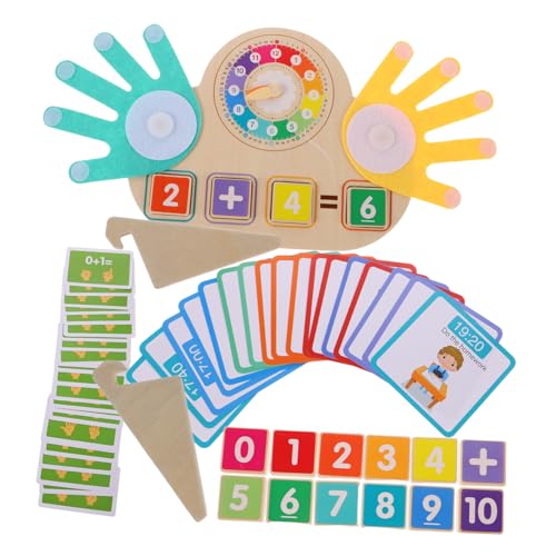 Supvox Montessori Holzspielzeug für Mathematik Lernspielzeug mit Zahlen Addition Subtraktion und Uhr Lernhilfe Buntes Fingerzählspiel für Vorschule und Eltern-Junge Mädchen Interaktion Supvox Montessori Holzspielzeug für Mathematik Lernspielzeug mit Zahlen Addition Subtraktion und Uhr Lernhilfe Buntes Fingerzählspiel für Vorschule und Eltern-Junge Mädchen Interaktion von Supvox