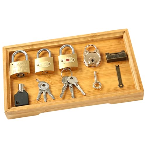 Supvox Montessori Lernspielzeug Schloss und Schlüssel Kreatives Entriegelungsspielzeug für Kleinkinder und Vorschulkinder Sicher mit Abgerundeten Kanten Fördert Hand Auge Koordination Supvox Montessori Lernspielzeug Schloss und Schlüssel Kreatives Entriegelungsspielzeug für Kleinkinder und Vorschulkinder Sicher mit Abgerundeten Kanten Fördert Hand Auge Koordination von Supvox