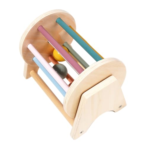 Supvox Montessori Textil Trommel Lernspielzeug aus Holz für Farb und Größenwahrnehmung Motorikförderung Sensorisches Lernspielzeug für Kleinkinder Supvox Montessori Textil Trommel Lernspielzeug aus Holz für Farb und Größenwahrnehmung Motorikförderung Sensorisches Lernspielzeug für Kleinkinder von Supvox