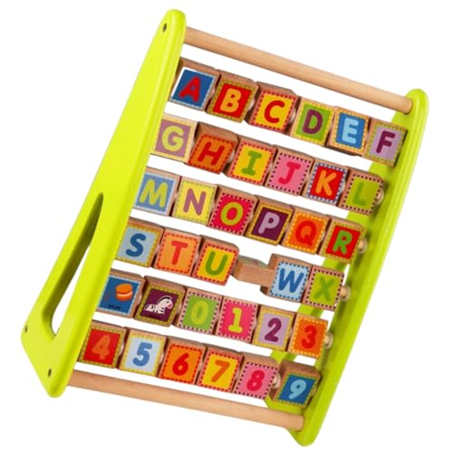 Supvox Multifunktionales Holz Lernspielzeug Buchstaben und Zahlenboard Langlebiges Alphabet Lernrack für Sicher mit Glatten Kanten Fördert Hand Auge Koordination und Feinmotorik Supvox Multifunktionales Holz Lernspielzeug Buchstaben und Zahlenboard Langlebiges Alphabet Lernrack für Sicher mit Glatten Kanten Fördert Hand Auge Koordination und Feinmotorik von Supvox