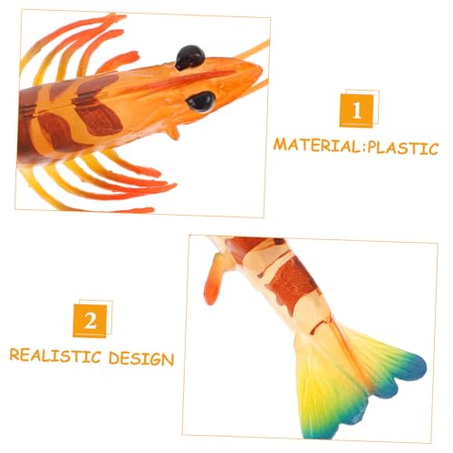Supvox Realistische Große Garnelenfigur aus Robustem Kunststoff Dekoratives und Pädagogisches Meerestier Kinderzimmer Leicht und Langlebig Strandspielzeug für Mädchen Supvox Realistische Große Garnelenfigur aus Robustem Kunststoff Dekoratives und Pädagogisches Meerestier Kinderzimmer Leicht und Langlebig Strandspielzeug für Mädchen von Supvox