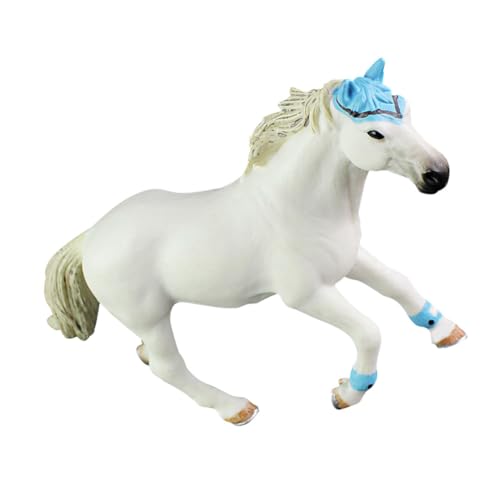 Supvox Realistisches Pferdemodell Lebensechte Weiße Pferdefigur Leicht Tragbar Pädagogisch für Indoor und Outdoor Spiel und Dekoration Supvox Realistisches Pferdemodell Lebensechte Weiße Pferdefigur Leicht Tragbar Pädagogisch für Indoor und Outdoor Spiel und Dekoration von Supvox