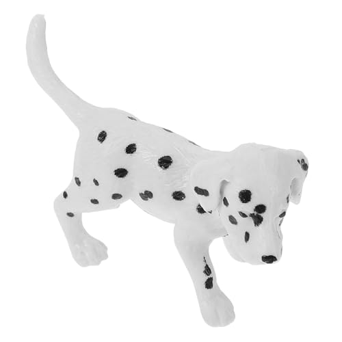 Supvox Simulation Hundespielzeug Welpenfigur Hundemodell Künstlicher Welpenschmuck Simulation Hundefigur Simulation Tiermodell Realistische Welpenmodelle Hundeskulptur Hundedekoration von Supvox