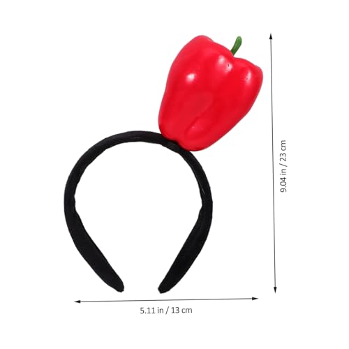 Supvox Simuliertes Rotes Paprika Stirnband für Leichtes Haarband Party Kostümaccessoire Auffälliges Design Geeignet für Haartypen Supvox Simuliertes Rotes Paprika Stirnband für Leichtes Haarband Party Kostümaccessoire Auffälliges Design Geeignet für Haartypen von Supvox