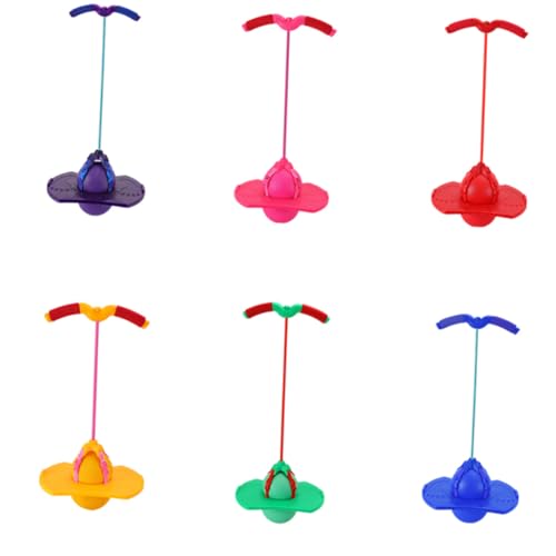 Supvox Springball mit Griff für Outdoor Sportspielzeug Robustes Hüpfball Zubehör zur Koordination und Fitness Glatte Kanten Langlebiges Material Geschenkidee für Jungen Zufällige Farbe Supvox Springball mit Griff für Outdoor Sportspielzeug Robustes Hüpfball Zubehör zur Koordination und Fitness Glatte Kanten Langlebiges Material Geschenkidee für Jungen Zufällige Farbe von Supvox