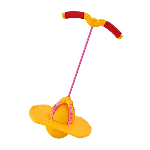 Supvox Sprungball mit Griff für Bouncing Sports für Outdoor Aktivitäten Gelbes Design mit Zufälliger Griff Farbe Fördert Bewegung und Koordination Zufällige Farbe Supvox Sprungball mit Griff für Bouncing Sports für Outdoor Aktivitäten Gelbes Design mit Zufälliger Griff Farbe Fördert Bewegung und Koordination Zufällige Farbe von Supvox