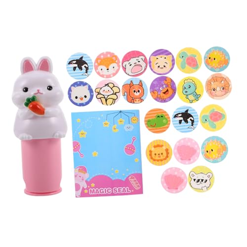 Supvox Stempelset mit Niedlichen Cartoon Motiven Wasserfester Abwaschbarer Sticker Stempel für DIY Basteln Kreatives Lernspielzeug für Jungen und Mädchen Fördert Feinmotorik und Fantasie Supvox Stempelset mit Niedlichen Cartoon Motiven Wasserfester Abwaschbarer Sticker Stempel für DIY Basteln Kreatives Lernspielzeug für Jungen und Mädchen Fördert Feinmotorik und Fantasie von Supvox