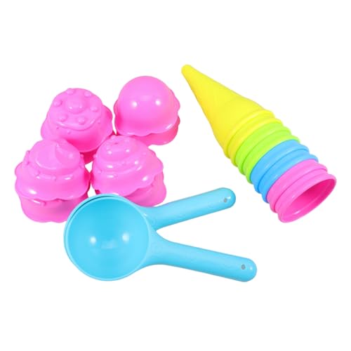 Supvox Strandspielzeug Eisformen aus Robustem Kunststoff Teilig mit Bunten Eistüten Schaufeln und Abnehmbaren Deckeln Sicher und Vielseitig für Sandkasten Strand und Indoor Spielspaß Supvox Strandspielzeug Eisformen aus Robustem Kunststoff Teilig mit Bunten Eistüten Schaufeln und Abnehmbaren Deckeln Sicher und Vielseitig für Sandkasten Strand und Indoor Spielspaß von Supvox