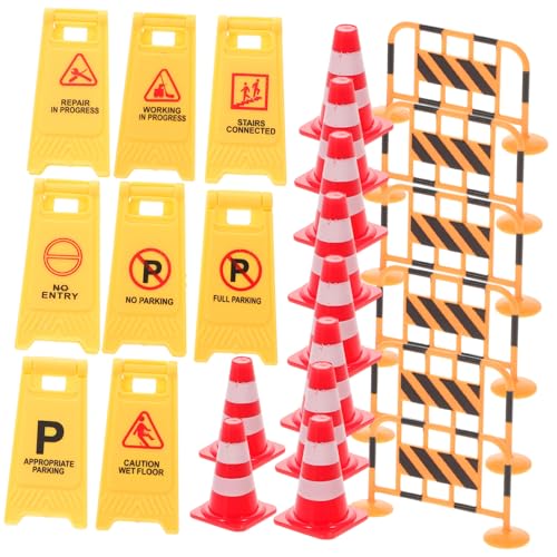 Supvox Teiliges Verkehrszeichen für Buntes Lernspielzeug mit Form Warnschildern Roten Pylonen Orangen Absperrungen Robustes Kunststoffmaterial Fördert Verkehrssinn und Kognitive Supvox Teiliges Verkehrszeichen für Buntes Lernspielzeug mit Form Warnschildern Roten Pylonen Orangen Absperrungen Robustes Kunststoffmaterial Fördert Verkehrssinn und Kognitive von Supvox