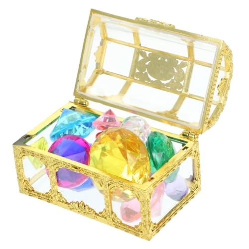 Supvox Unterwasser Tauchspielzeug mit Bunten Edelsteinen und Schatztruhe Schwer Sinkende Poolspielzeuge für Kreatives Wasserspielzeug für Schwimmbad Party und Tauchtraining Supvox Unterwasser Tauchspielzeug mit Bunten Edelsteinen und Schatztruhe Schwer Sinkende Poolspielzeuge für Kreatives Wasserspielzeug für Schwimmbad Party und Tauchtraining von Supvox