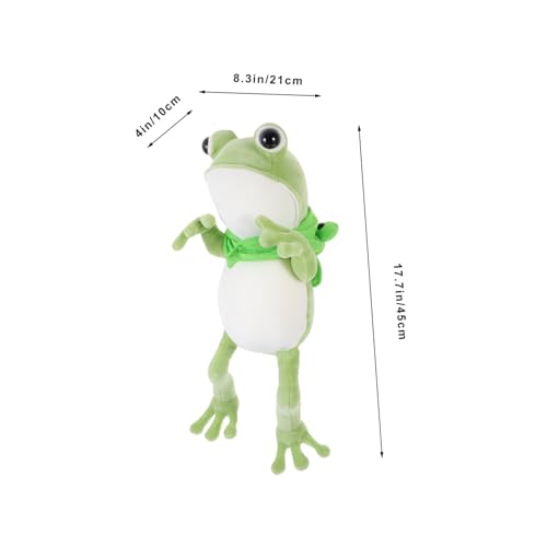 Supvox Weiches Plüschtier Frosch Kuscheltier Flauschiges Stofftier PP Baumwolle Niedliches Geschenk für Erwachsene als Dekoration für Zuhause und Büro Supvox Weiches Plüschtier Frosch Kuscheltier Flauschiges Stofftier PP Baumwolle Niedliches Geschenk für Erwachsene als Dekoration für Zuhause und Büro von Supvox