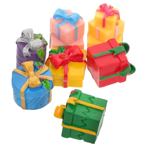Supvox Weihnachtsminiaturen zum Basteln: 7-teilige Geschenkboxen aus Kunstharz, Weihnachtsschmuck für Die DIY-gartendekoration im Puppenhaus Supvox Weihnachtsminiaturen zum Basteln: 7-teilige Geschenkboxen aus Kunstharz, Weihnachtsschmuck für Die DIY-gartendekoration im Puppenhaus von Supvox