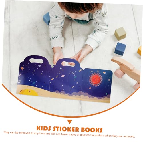 Supvox Wiederverwendbares Stickerbuch für Kleinkinder mit Tragbarem Griff Ablösbaren Stickern für Fenster Spiegel Wasserbecher Pädagogisches für Drinnen und Draußen Supvox Wiederverwendbares Stickerbuch für Kleinkinder mit Tragbarem Griff Ablösbaren Stickern für Fenster Spiegel Wasserbecher Pädagogisches für Drinnen und Draußen von Supvox