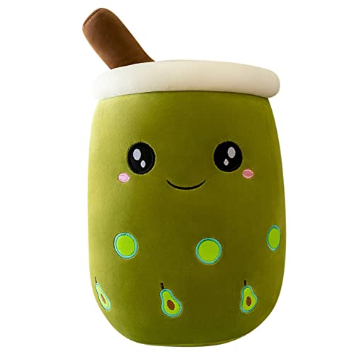 Bubble Tea Plüschtier - Süßes Boba Milk Tea Kissen Kuscheltier für Mädchen- Gefüllte Milchtee Soft Doll Tea Cup Plüsch Kissen Gefüllte Teetasse Kissen Rückenkissen Kinderspielzeug Geburtstagsgeschenk von Surakey