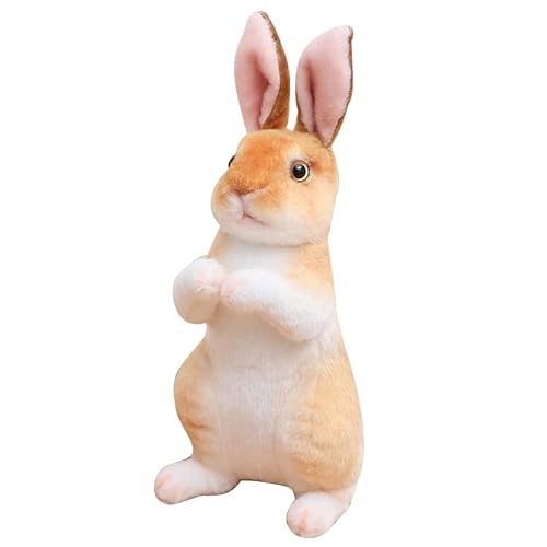 Kuscheltier Hase Sitzend Stofftier Hase 30cm Simulation Plüschtier Plüschhase,Plüsch Kaninchen Hase Kuscheltier Plüschpuppen Weiche Hase Puppe für Mädchen Kinder Jungen von Surakey