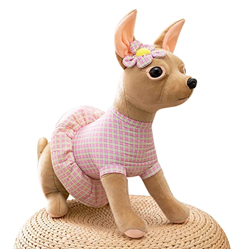 Kuscheltier Hund Stofftier Hund 35 cm Stehend Plüschhund Plüschtier Hund Welpe Weiches Plüsch Puppe Simulation Spielzeug Plüschtiere Welpen Kissen Geschenke für Jungen Mädchen Babys,Chihuahua von Surakey