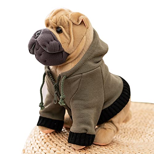 Kuscheltier Hund Stofftier Hund 35 cm Stehend Plüschhund Plüschtier Hund Welpe Weiches Plüsch Puppe Simulation Spielzeug Plüschtiere Welpen Kissen Geschenke für Jungen Mädchen Babys,Shar Pei von Surakey