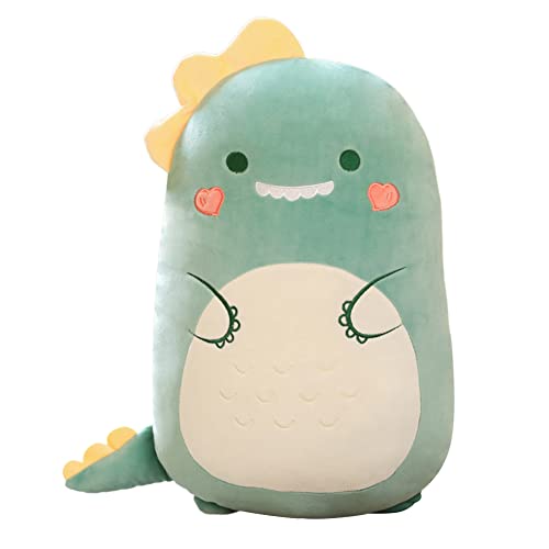 Plüschtier Dinosaurier Stofftier Kawaii Dino Langes Kissen,Dinosaurier Kuscheltier Plüschkissen,Dinosaurier Plüschtier Cartoon Puppe Gefüllte Plüsch Kissen Spielzeug Geschenk für Kinder Jungen Mädchen von Surakey