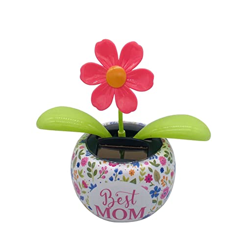 Solar Wackelblumen Wackelfigur Blume,Solar Tanzende Blume Solarblume Auto Armaturenbrett Dekoration Innenraum Zubehör Solarblume Dekofigur für Schreibtisch Schlafzimmer Kinderspielzeug Geschenke von Surakey