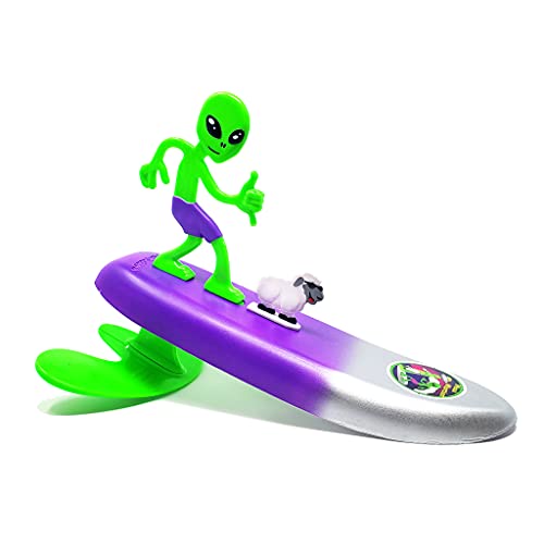 FQQF Surfer Dudes Legends & Surfer Pets Wave Powered Mini-Surfer, Pet and Surfboard Beach Toy - Maui Martian and Bahthoven von Surfer Dudes