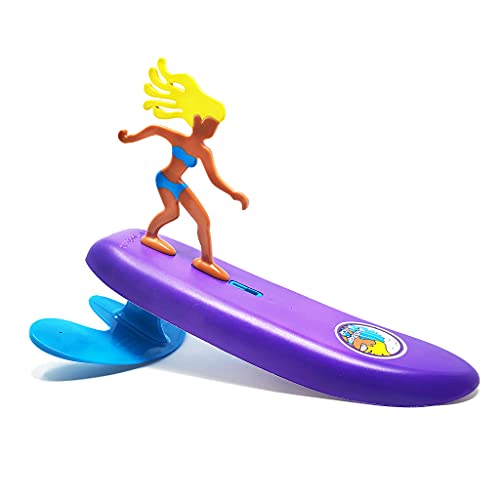 Surfer Dudes 2020 Edition Wave Powered Mini-Surfer and Surfboard Beach Toy - Aussie Alice von Surfer Dudes