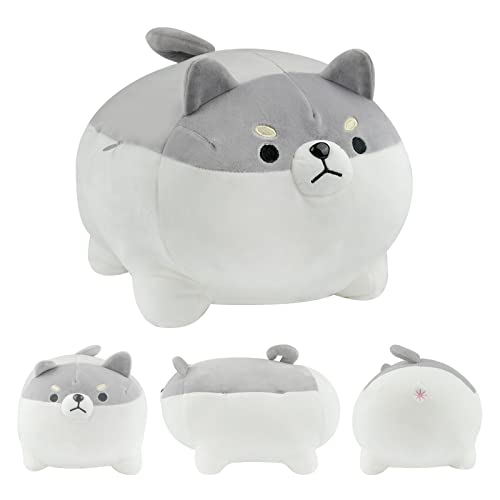 Surplex Shiba Inu Plüsch Plüschtier Ausgestopftes Tier Spielzeug, Cartoon Corgi Hund Plüschkissen Kissenpuppe Gefüllte, Kawaii Weiche Kinder Plüschtier Geschenk Dekoration zu Hause(40cm/15.74Zoll) von Surplex