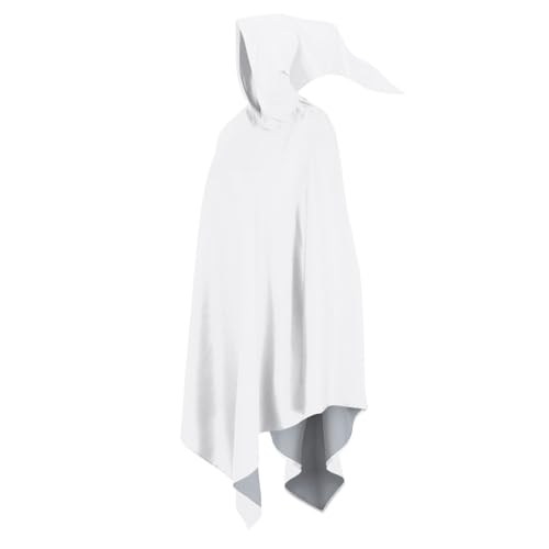 Susenstone Halloween Kostüm Umhang Damen Herren mit Kapuze Kurz Mittelalterliche Unisex Vampir Umhang Gothic Cosplay Kostüm Cape Mantel Umhang für Halloween,Mittelalterliche,Renaissance,Karneval von Susenstone