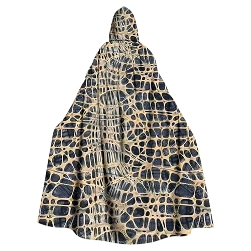 Susenstone Vampir Umhang mit Kapuze,Unisex Lange Kapuzenumhang Cape Umhang Halloween Kostüm Damen Herren Halloween Lustig Neuartiger Druck Mittelalter Umhang Pagan Fasching Cosplay Party von Susenstone