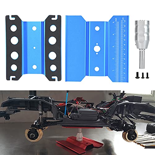 SustVita Einstellbarer RC -Auto Arbeitsständer, RC -Autoreparaturstation mit Rotationsmontageplattform für 1/8 1/10 RC -Modell (Blue) von SustVita