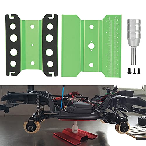 SustVita Einstellbarer RC -Auto Arbeitsständer, RC -Autoreparaturstation mit Rotationsmontageplattform für 1/8 1/10 RC -Modell (Green) von SustVita