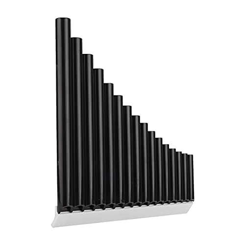 SustVita Pan Flute C Key, 16 Pipes Easy to Learn and Play, Ideal for Children Adults Beginners (Black) von SustVita