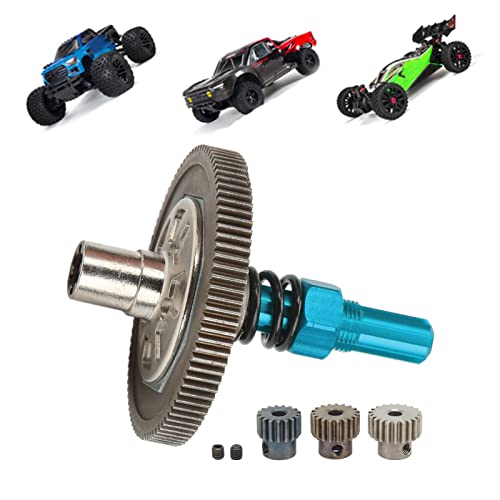 Sustvita Differential Upgrade Parts, 91T Slipper Gear Set Metal Gear Montage für Arrma Senton 1/10 RC Autos (Blue) von SustVita