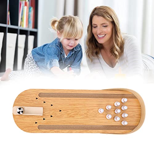 Sustvita Tabletop Holz Bowlingspiel Mini Bowling -Spiel für Spaß in Einer Mini -Kegelbahn in Indoor, einem Desktop -Stress -Relief -Spielzeug und großartigen Bowlinggeschenken für Sustvita Tabletop Holz Bowlingspiel Mini Bowling -Spiel für Spaß in Einer Mini -Kegelbahn in Indoor, einem Desktop -Stress -Relief -Spielzeug und großartigen Bowlinggeschenken für von SustVita