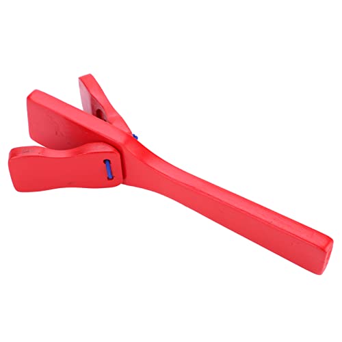 Sustvita hölzerne Castanet Clapper mit Griff, Musikinstrumente für Kinder und Rhythmusspielzeug für Kleinkinder für frühe Entwicklung und Klassenzimmergruppe Sustvita hölzerne Castanet Clapper mit Griff, Musikinstrumente für Kinder und Rhythmusspielzeug für Kleinkinder für frühe Entwicklung und Klassenzimmergruppe von SustVita