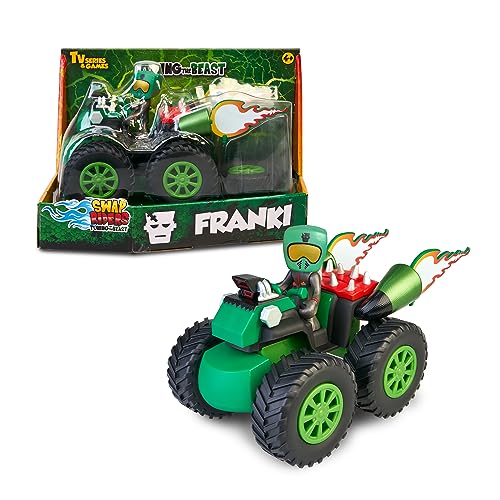 Swap Riders Quad, Franki, Frankenstein, 1 Figur eines Fahrers, über 12 austauschbare Teile, für Jungen und Mädchen ab 4 Jahren, Famosa (WAP01300) von Swap Riders