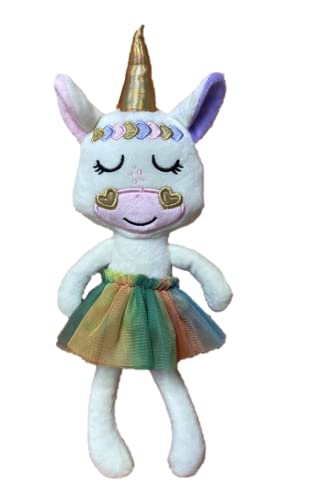 Sweety Toys, Engel, Puppe 13388 Einhorn Stoffpuppe Ballerina Fee Plüschtier Prinzessin 30 cm, bunt von Sweety Toys