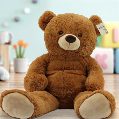 Sweety Toys 10189 Kuscheltier Teddy Bär 100 cm Plüschbär zum Kuscheln- flauschiges Bärchen Stofftier für Mädchen, Jungen & Babys- Plüschtier Teddybär zum kuscheln von Sweety Toys