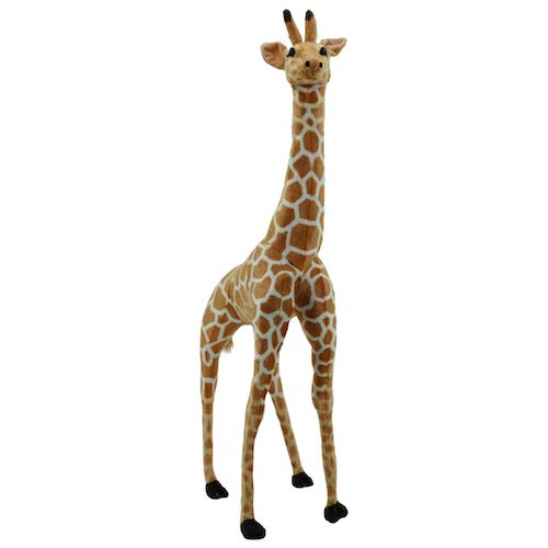 Sweety Toys 10585 XL Riesen Giraffe stehend 108 cm, Plüschgiraffe zum Spielen, Giraffe für das Kinderzimmer, Dekogiraffe aus super weichem Plüsch von Sweety Toys