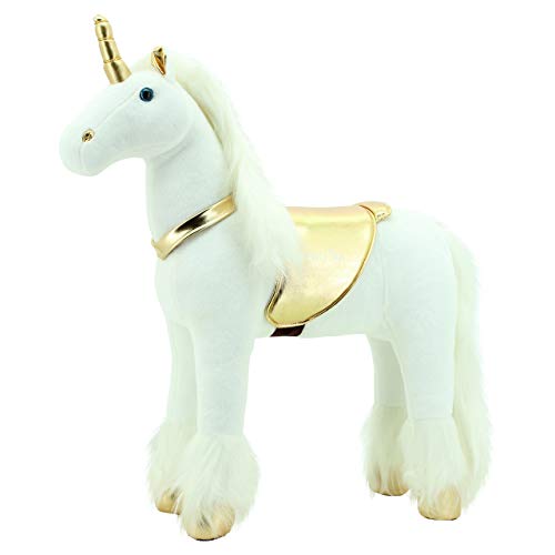 Sweety Toys 11292 Stehpferd Einhorn 80 cm mit Stahlunterbau von Sweety Toys