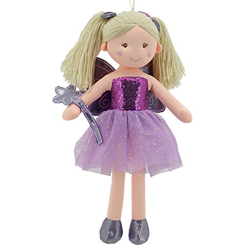 Sweety Toys 11834 Stoffpuppe Fee Plüschtier Prinzessin 60 cm lila von Sweety Toys