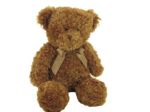 Sweety-Toys 4409 XXL Teddy Bär Kuschelbär braun-Cognac,Schlenkerbär, 60cm Curly lockiger Plüsch,super süss,softweich Hammerpreis von Sweety-Toys