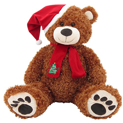 Sweety Toys 4744B XXL Riesen Teddybär Weihnachtsbär braun Teddy Plüschtier Kuschelbär Bär, super süß von Sweety Toys