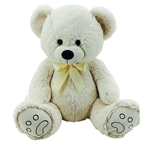 Sweety Toys 5727 Riesen Teddy Bär Teddybär Plüschbär mit Schleife beige ca. 70cm von Sweety Toys