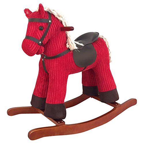 Sweety-Toys 6830 Paradiso Schaukelpferd rot super- süß, sehr edel Cord Cotton Sweety-Toys 6830 Paradiso Schaukelpferd rot super- süß, sehr edel Cord Cotton von Sweety Toys