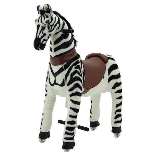 Sweety Toys 7240 Reittier Zebra auf Rollen für 4 bis 9 Jahre-Riding Animal von Sweety Toys