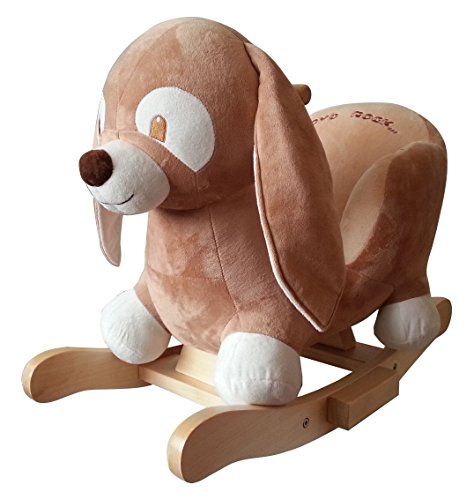 Sweety Toys Schaukeltier Schaukelpferd Hase Robin The Rabbit supersüss,sehr hochwertige Ausführung mit Funktion Lullaby Lied von Sweety Toys